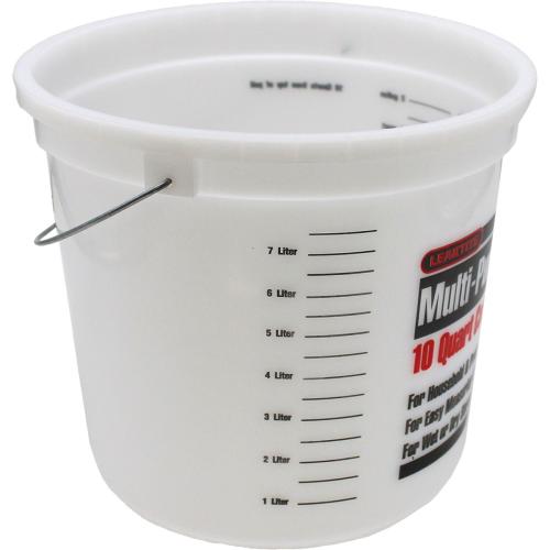 Leaktite-IPL Plastics 1045139 Paint Container, 10 qt Capacity, HDPE, Natural Alt #1