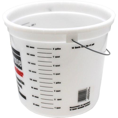 Leaktite-IPL Plastics 1045139 Paint Container, 10 qt Capacity, HDPE, Natural Alt #2