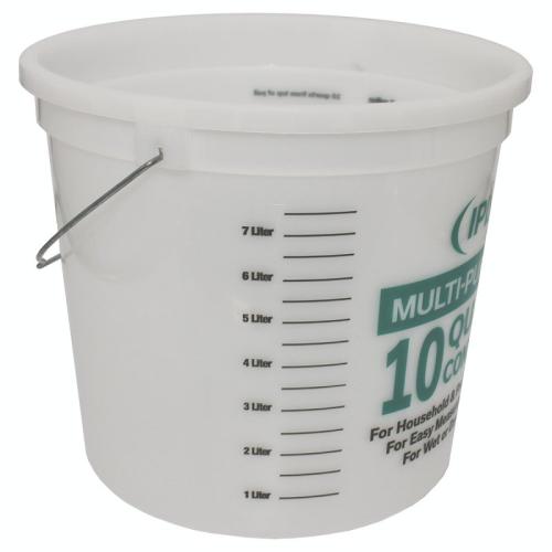 Leaktite-IPL Plastics Paint Container Side View Measurements in Liters View #3