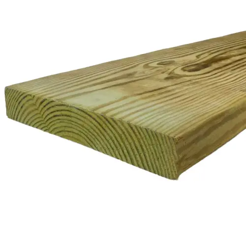 2-in x 10-in x 12-ft  #1 UC4B Heavy Duty Critical Structure Ground Contact Treated Lumber Close Up Alt #1