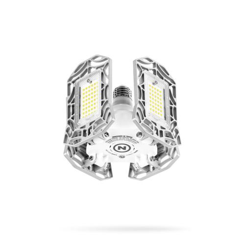 High Bright 9000 Lumen LED Garage Light, Adjustable Panels Alt #2