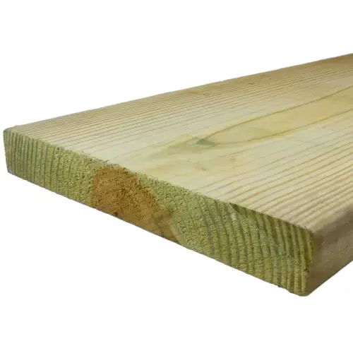 2-in x 12-in x 16-ft  #1 UC4B Heavy Duty Critical Structure Ground Contact Treated Lumber Close Up alt #1