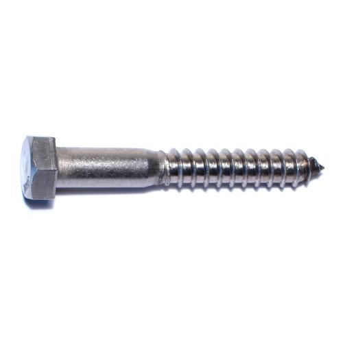 Hex Lag Screw  Stainless Steel  1/2 X 3-1/2