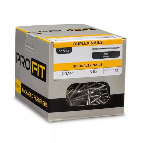 8D x 2-1/4 in Scaffold Nails Steel, 1 lb Alt #1