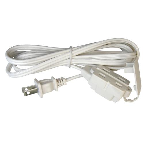 EXT CORD 16/2 SPT-2 WHITE 6FT Alt #1