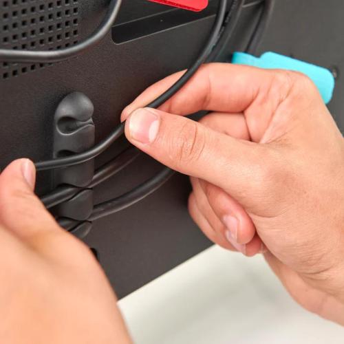 Cable Clips, White, Assorted Sizes, 14-Pack Alt #2