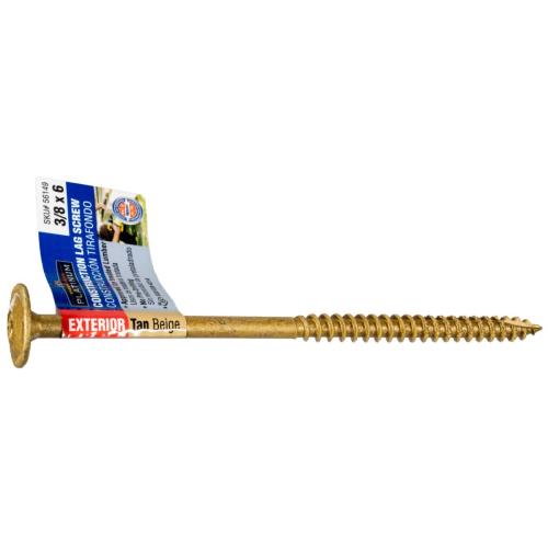 S3/8 X 6 Lag Screw  Flagged