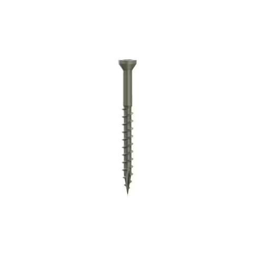 Camo 0346134 Deck Screw, #7 Thread, 2 in L, Trim Head, Star Drive, Type 17 Slash Point, Carbon Steel, 350/PK Alt #1