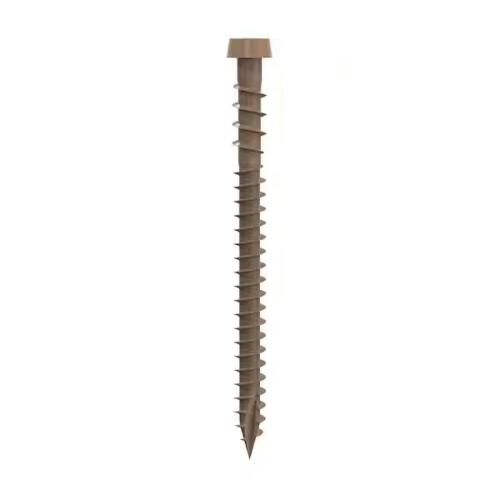 Camo 0349154 Deck Screw, #10 Thread, 2-1/2 in L, Star Drive, Type 99 Double-Slash Point, Carbon Steel, ProTech-Coated Alt #1