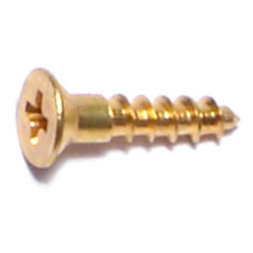 Ph Fl Wood Screw  Br  4 X 1/2