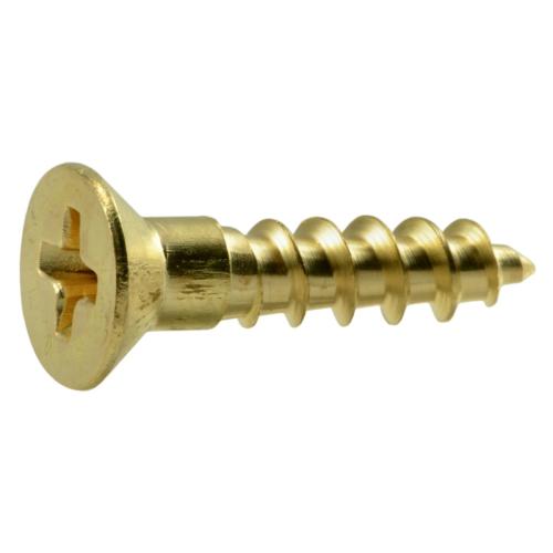Ph Fl Wood Screw  Br  8 X 3/4