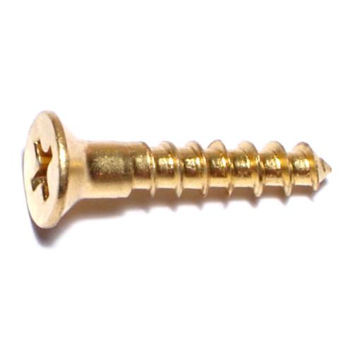 Ph Fl Wood Screw  Br  8 X 7/8