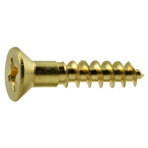 Ph Fl Wood Screw  Br  10 X 1