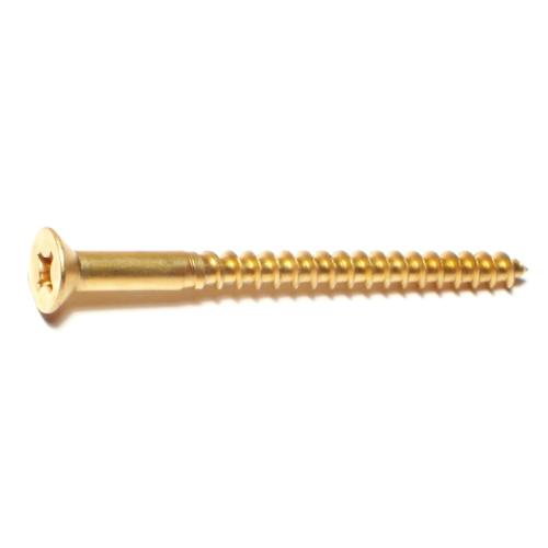Ph Fl Wood Screw  Br 10 X 2-1/202883