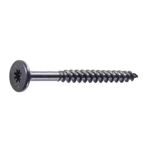 HeadLOK Structural Wood Screws 2-7/8 in. Flat Head Wood Screws Black 12-Pack Alt #2