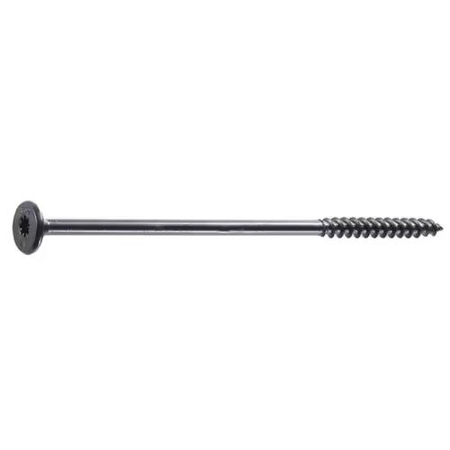 HeadLOK Structural Wood Screws 6-in Flat Head Black 12-Pack Alt #1