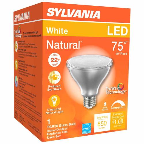 Sylvania 40916 Natural White LED Bulb 740916 View #2