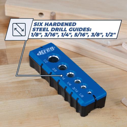 Kreg KDG-6000 Six Hardened Drill Guides View # 3