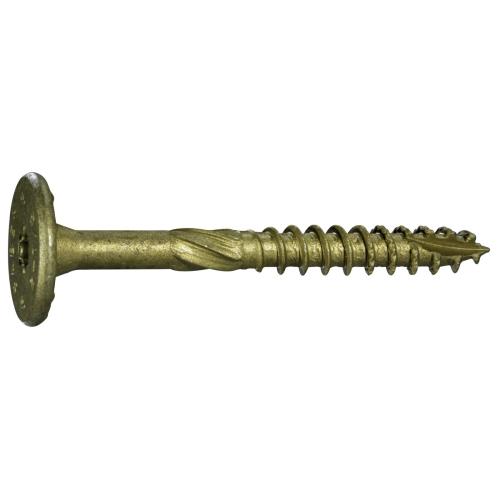 SaberDrive Platinum Flagged Structural Screw Tan 3/8 X 2-7/8 Box  55416