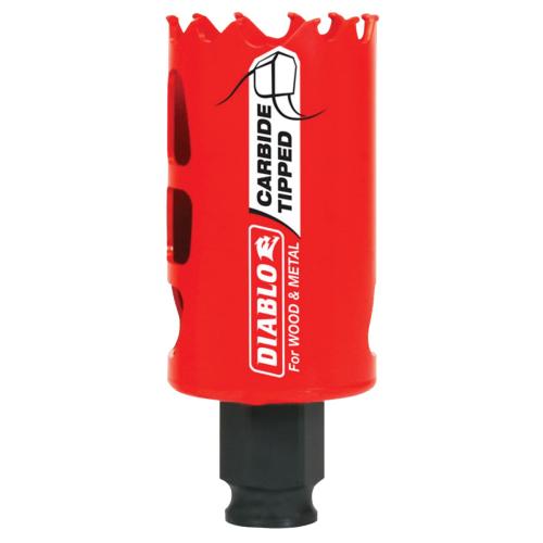 1-1/2 in. (38mm) Carbide-Tipped Wood & Metal Holesaw