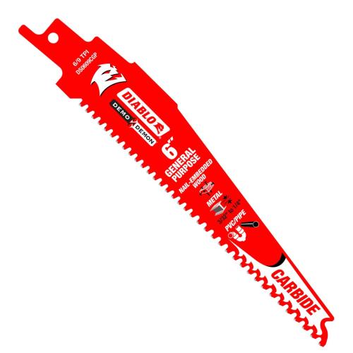 6 in. Demo Demon Carbide General Purpose Recip (3-Pack)