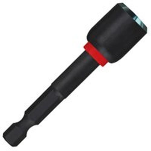 Milwaukee 49-66-4537 Nut Driver, 1/2 in Drive, 2-9/16 in L, 1/4 in L Shank, Hex Shank