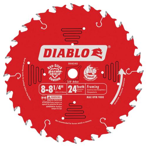 8-1/4 in. x 24 Tooth Framing Saw Blade
