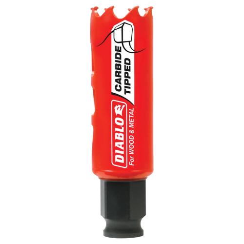 1 in. (25mm) Carbide-Tipped Wood & Metal Holesaw