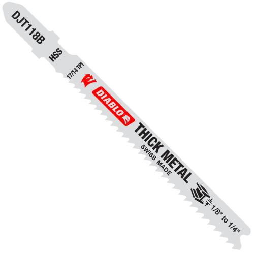 3-5/8 in. 17/14 TPI High Speed Steel T-Shank Jig Saw Blades for Thick Metal (5-Pack)