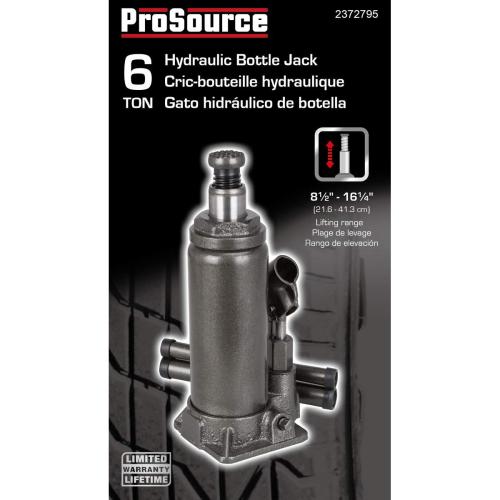 ProSource T010706 Hydraulic Bottle Jack 6 Ton Capacity Alt #1