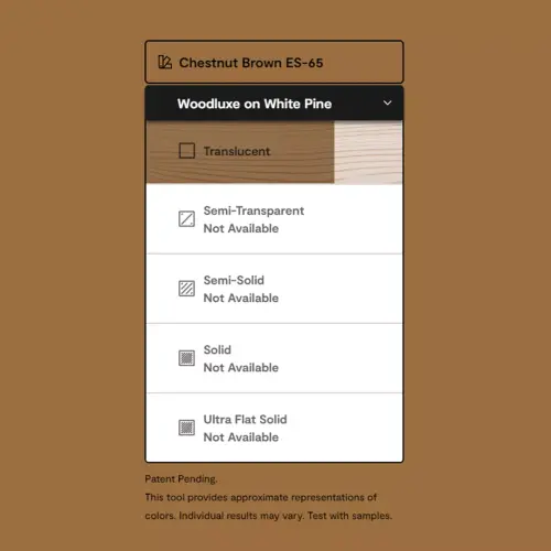 Translucent Chesnut Brown Visualizer P59165 View #2
