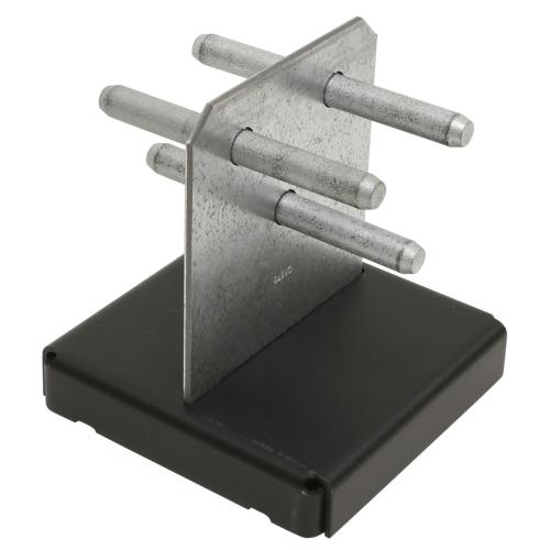 Simpson Strong-Tie CPTZ CPT66Z Concealed Post Base, 6 x 6 in Post, 12 ga Gauge, Steel, ZMAX Alt #1
