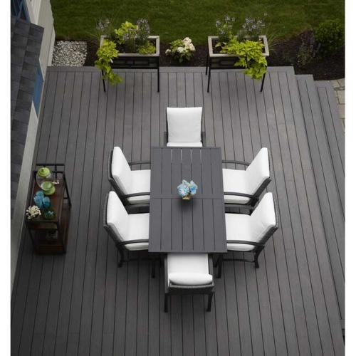 Azek Harvest Island Oak 20-ft Grooved PVC Deck Board Alt #1