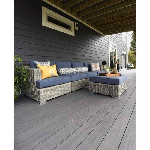 Azek Harvest Island Oak 20-ft Grooved PVC Deck Board Alt #2