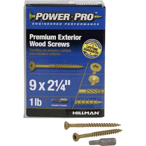 Star Deck Screw 9X2-1/4  1Lb 48598 Alt #2