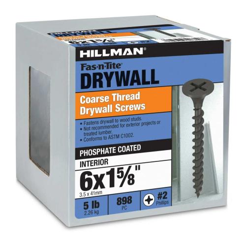 Drywall Screws Crse Ph 1-1/4" 5# Box Alt #2
