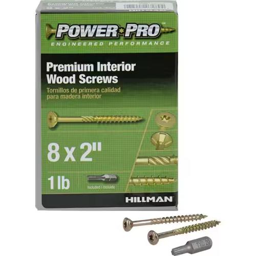 All Purpose Wood Screw  Yellow Sq2" 1# Box Alt #2