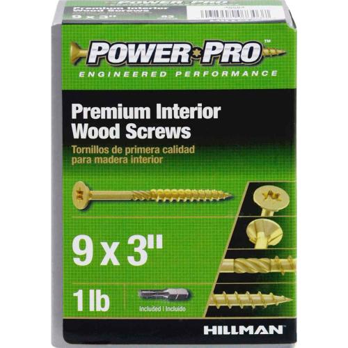 1Lb Ppv4 Interior Wood Screw s 9X3 Alt #3