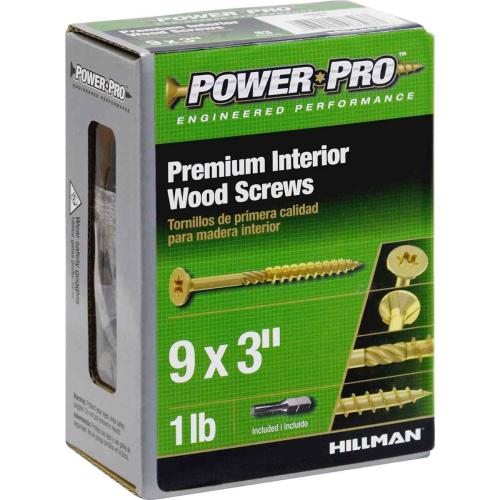 1Lb Ppv4 Interior Wood Screw s 9X3 Alt #2