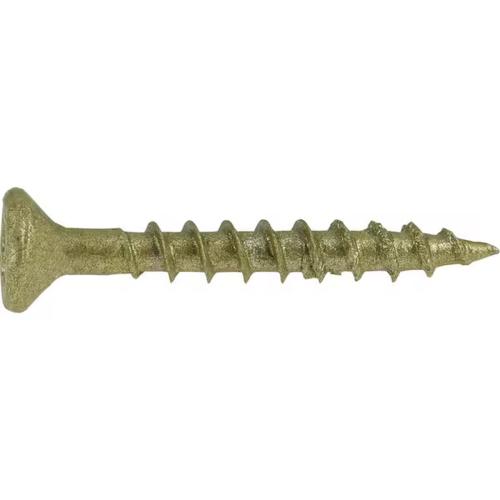 Deck Screw Yellow Sq 1-1/4"  5# Box Alt #2