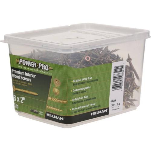 Deck Screw Yellow Sq 2"      5# Box Alt #3