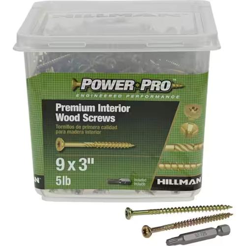 Deck Screw Yellow Sq 3"      5# Box Alt #1