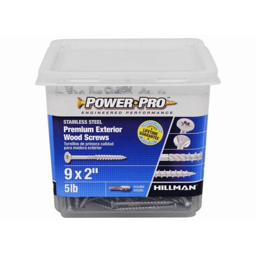 5Lb Ppv4 305Stainless Steel Ext Wood Screw s 9X2 Alt #2