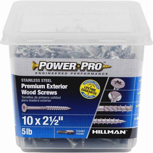 Deck Screw Stnls Stl 2-1/2"  5# Box Alt #2