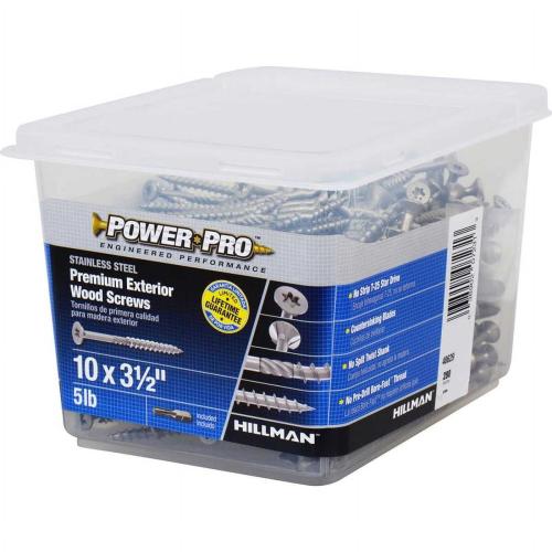 5Lb Ppv4 Exterior Wood Screw s 10X3 1/2 Alt #1