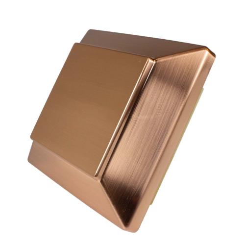 4X4 HIGH PLATEAU COPPER POST TOP Side View Alt #1