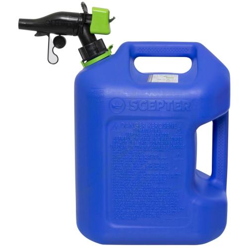 Scepter FSCK571 SmartControl Fuel Can with Rear Handle 5 Gallon Blue Alt #1