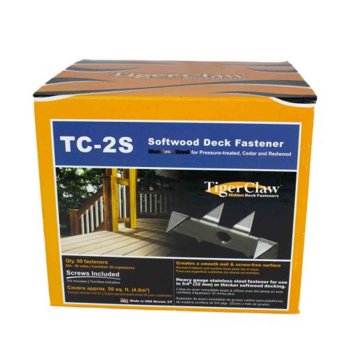 Tiger Claw TC-2S Hidden Deck Fasteners 90-Pack Alt #1