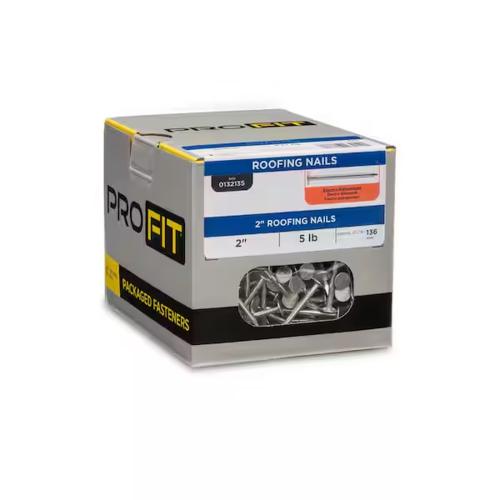 2-in Electro Galvanized Roofing Nails Smooth 5-Lb Alt #1