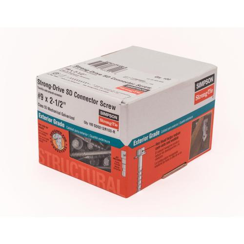 Sd Connector Screw #9 X 2-1/2" Alt #1